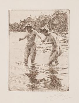 118. Anders Zorn, "Stenig botten".