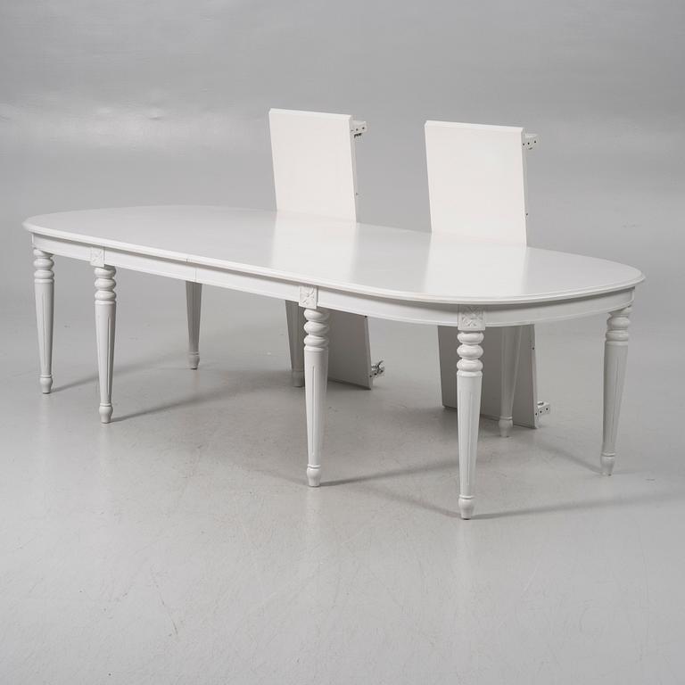 Dining table, Gustavian style, Geromar, 21st century.