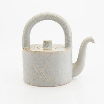 Signe Persson-Melin,  a signed stoneware tea pot.