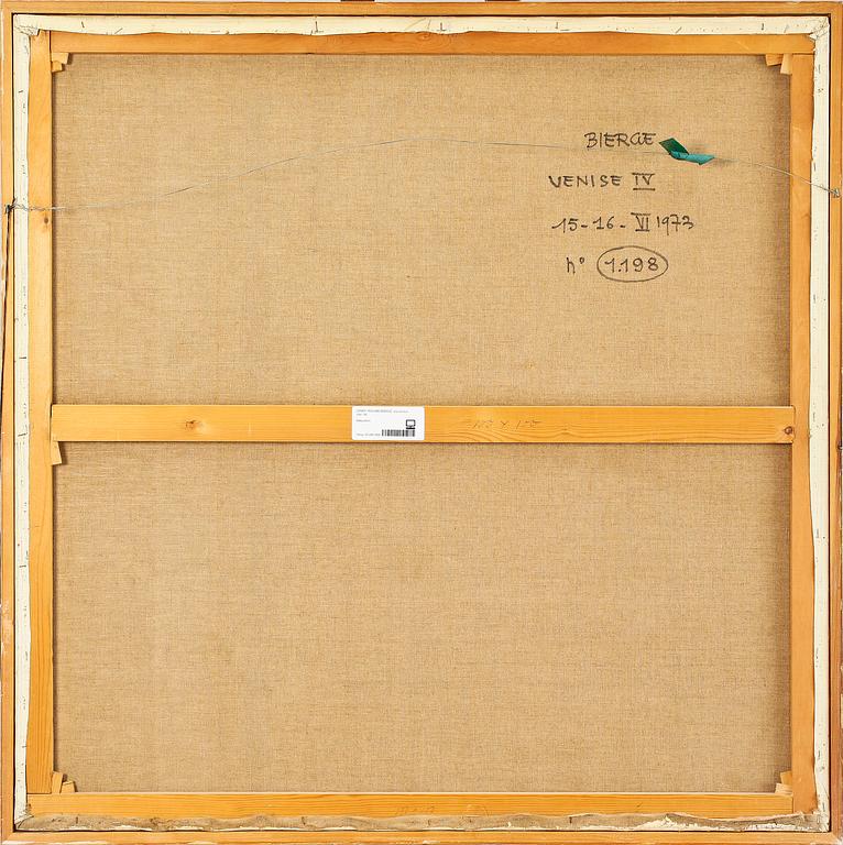 ROLAND BIERGE, olja på duk, sign.