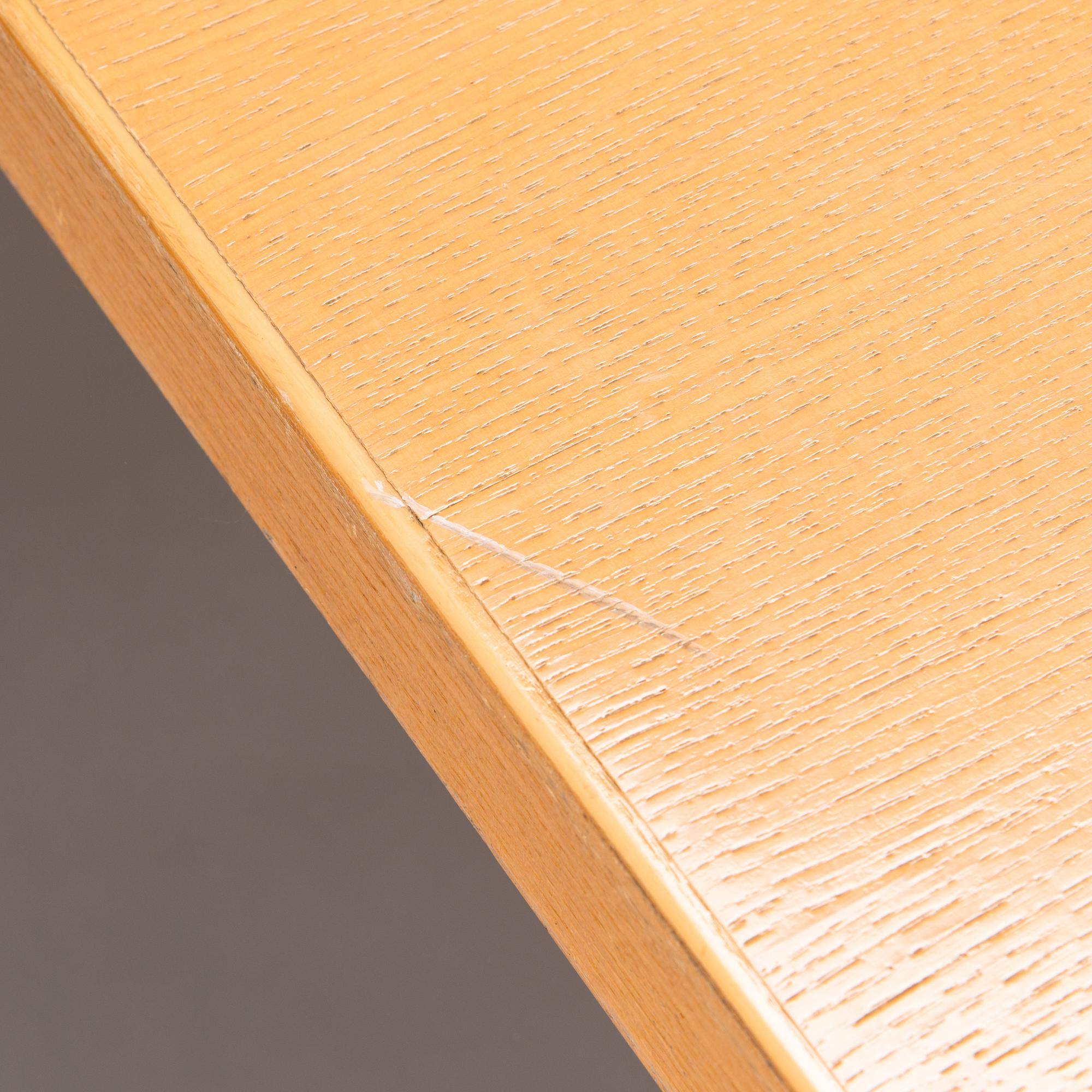 Alvar Aalto, a 1970s conference table for Artek. Finland.