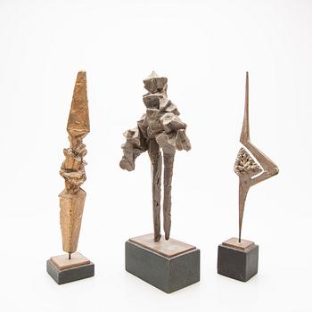 Wolfram Beck, skulptur/modell, 3 st.