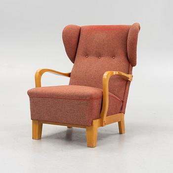 Erik Ahlsén, a Swedish Modern armchair, Kooperativa Förbundet/PUB, 1940's.
