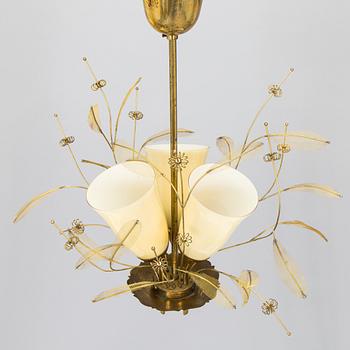 Paavo Tynell, taklampa, modell 9029/3, Taito Oy, 1900-talets mitt.