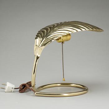 BORDSLAMPA, 1900-talets andra hälft.