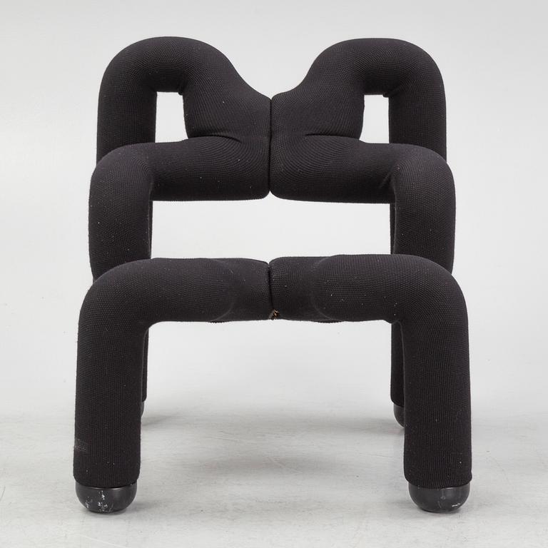 Terje Ekstrøm, fåtölj, "Ekstrem", Stokke Fabrikker, Norge, 1900-talets slut.