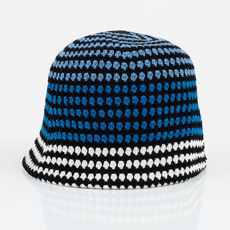 Prada, knitted cotton hat, size S.
