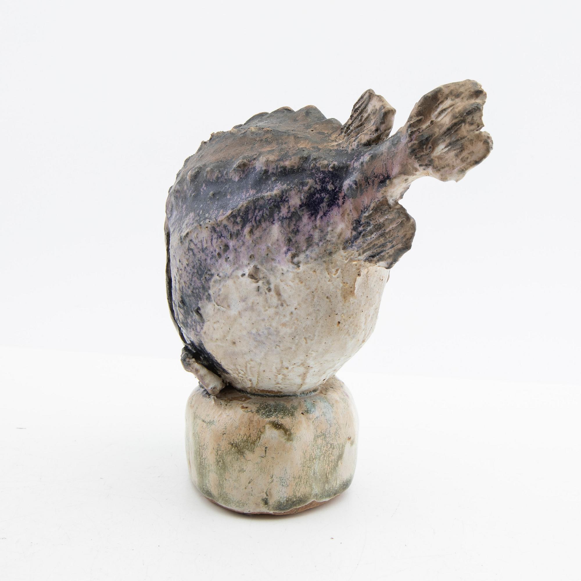 Gunnar Hansson, figurine, Fish.