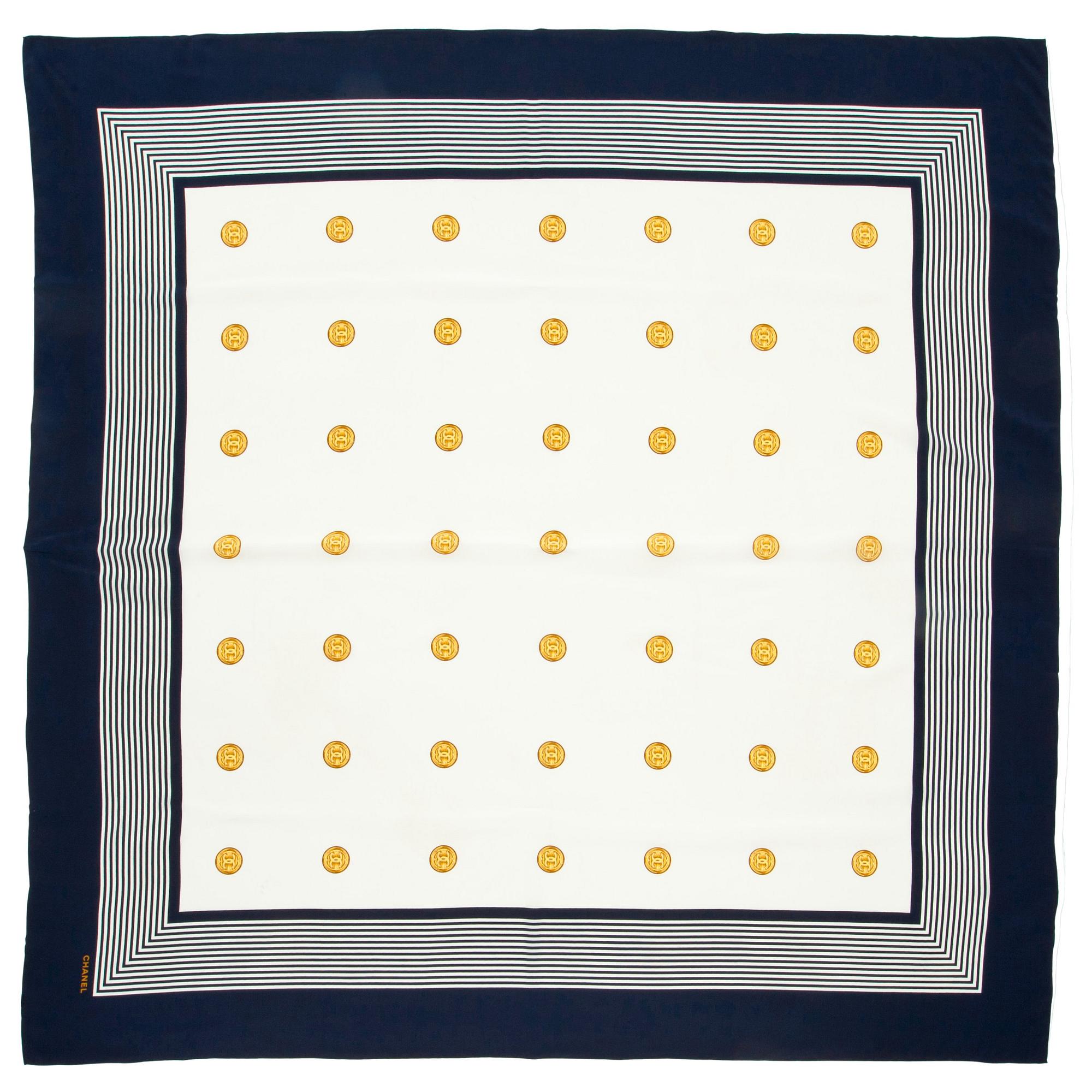 CHANEL, a silk shawl.