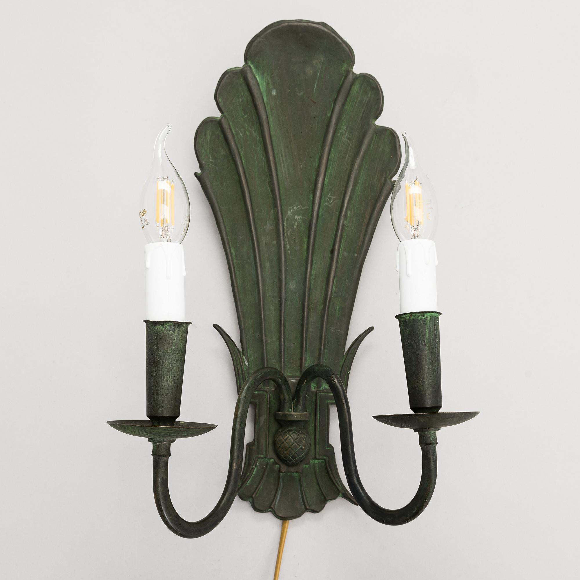 Paavo Tynell, vägglampett, modell 7004, Taito 1930-tal.