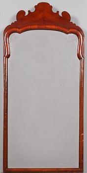 SPEGEL, senbarock, Busch & Echtler, märkt med Göteborgs hallstämpel, omkring 1700-talets mitt.