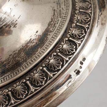 GUSTAF MÖLLENBORG, kandelabrar, ett par, silver, Stockholm, 1875.