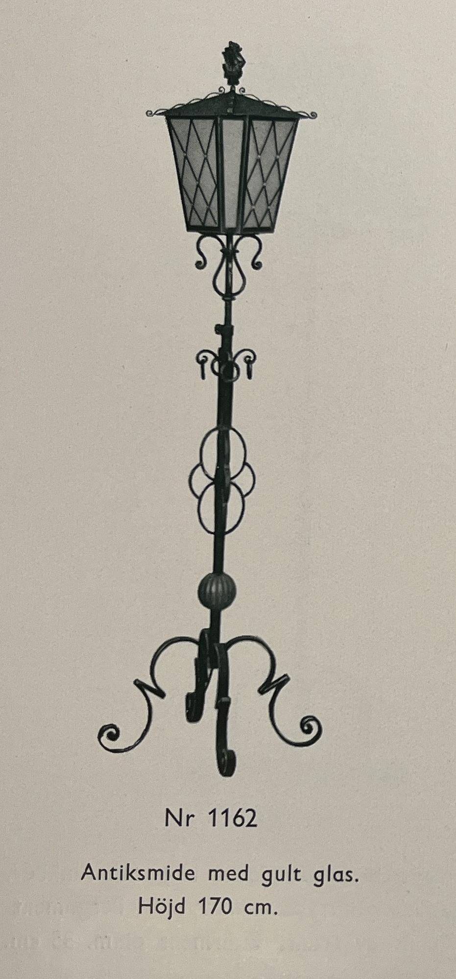 Bjerkås, a floor light model 1162, Gothenburg, 1940s.
