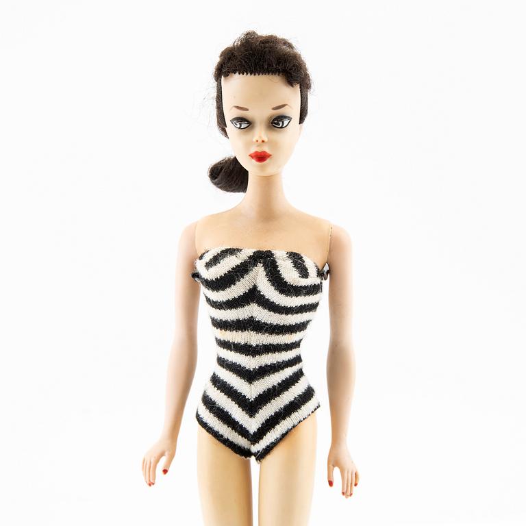 Barbie, docka, vintage, "Nr. 2 Ponytail", Mattel 1959.