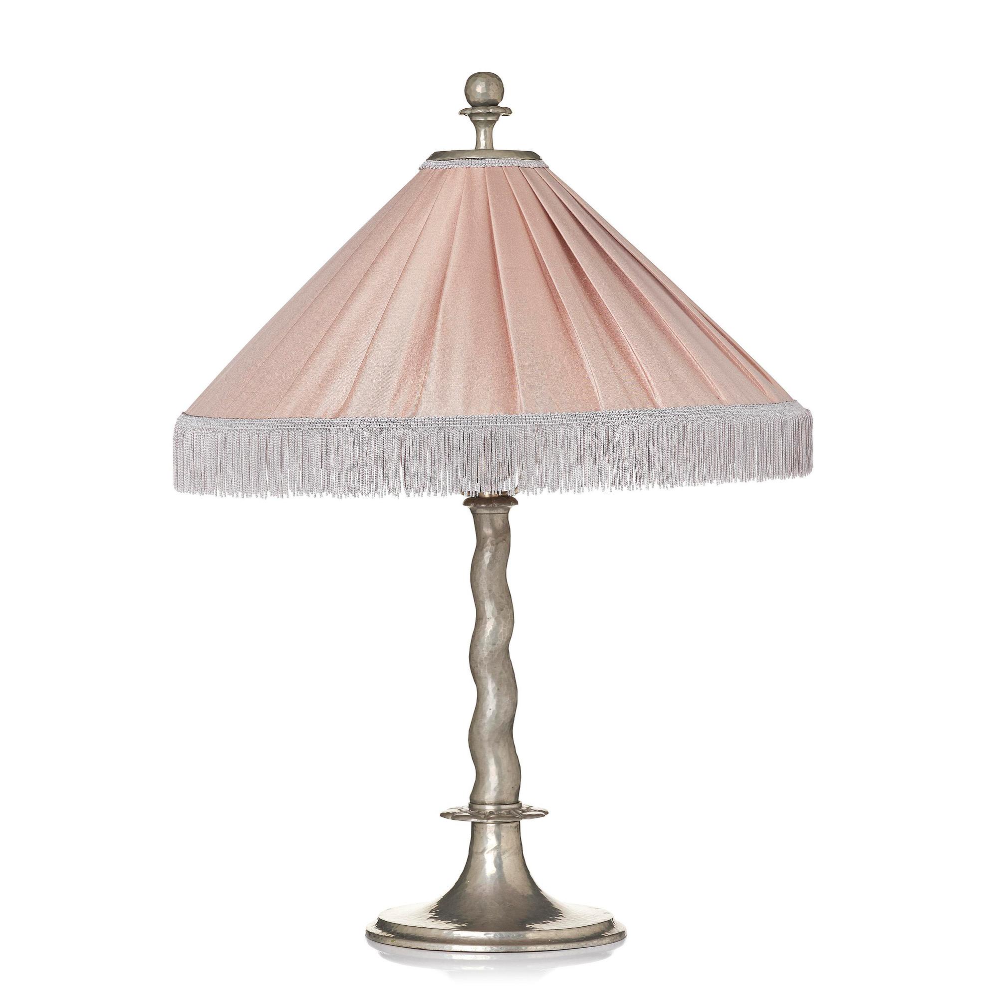Harald Notini, a table lamp model "6891", Arvid Böhlmarks Lampfabrik, Stockholm, 1920s.