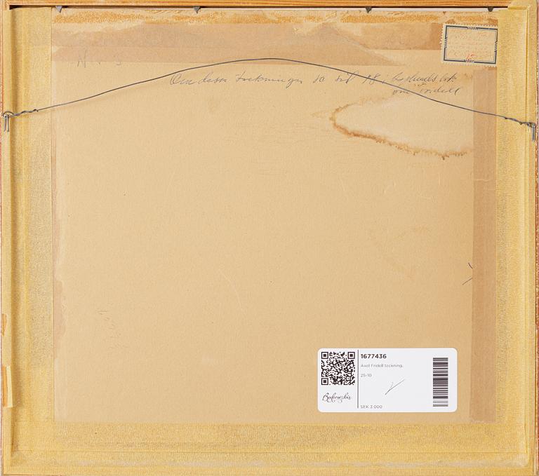 Axel Fridell, "Min liggandes historia".