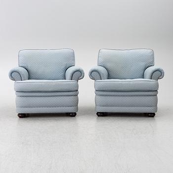 Bröderna Andersson, a pair of 'Oxford' armchairs, second half of the 20th Century.
