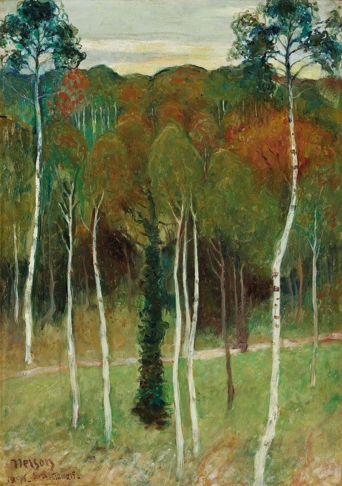 Olof Sager-Nelson, I skogen Clamart.