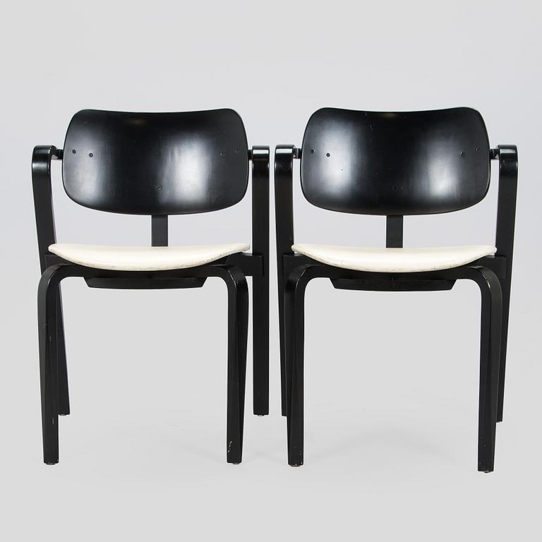 Ilmari Tapiovaara, a set of six 1960s 'Aslak' armchairs for Asko, Finland.