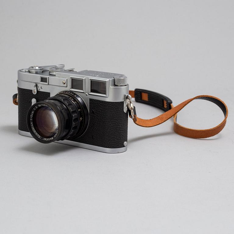 LEICA, M3, 1955, chrome.