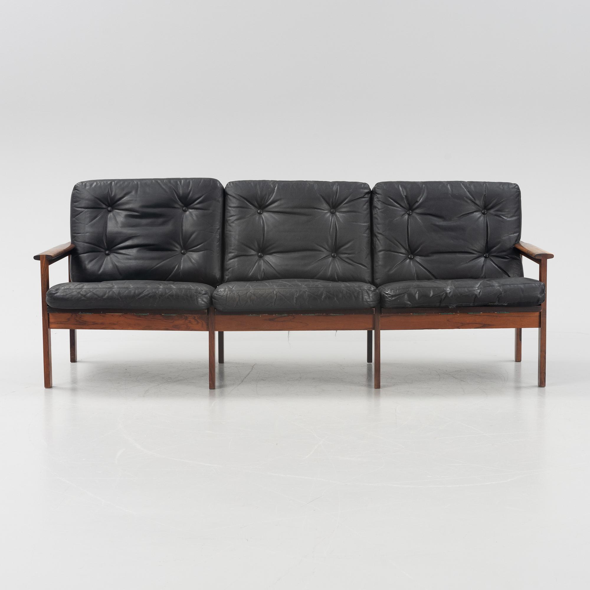 Illum Wikkelsö, soffa, "Capella", Eilersen, 1960-tal.