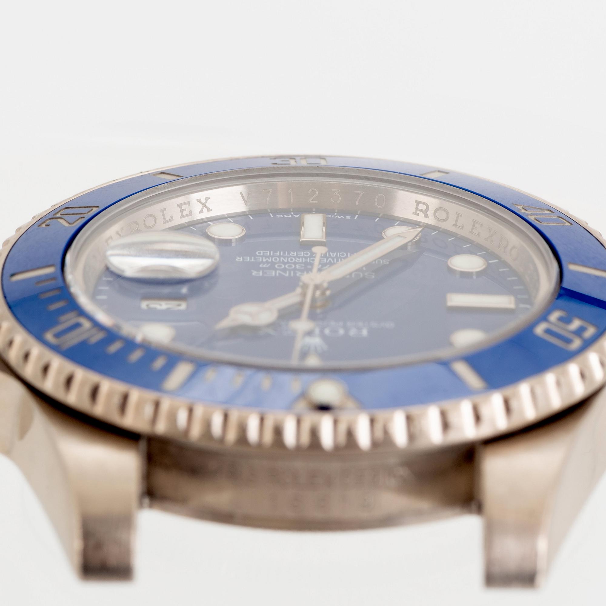 Rolex, Submariner, "Smurf", ca 2012.