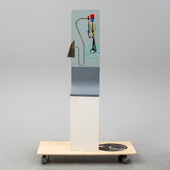 C GÖRAN KARLSSON, sculpture, mixed media, glass and metal.