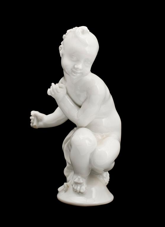 FIGUR, porslin, Meissen.