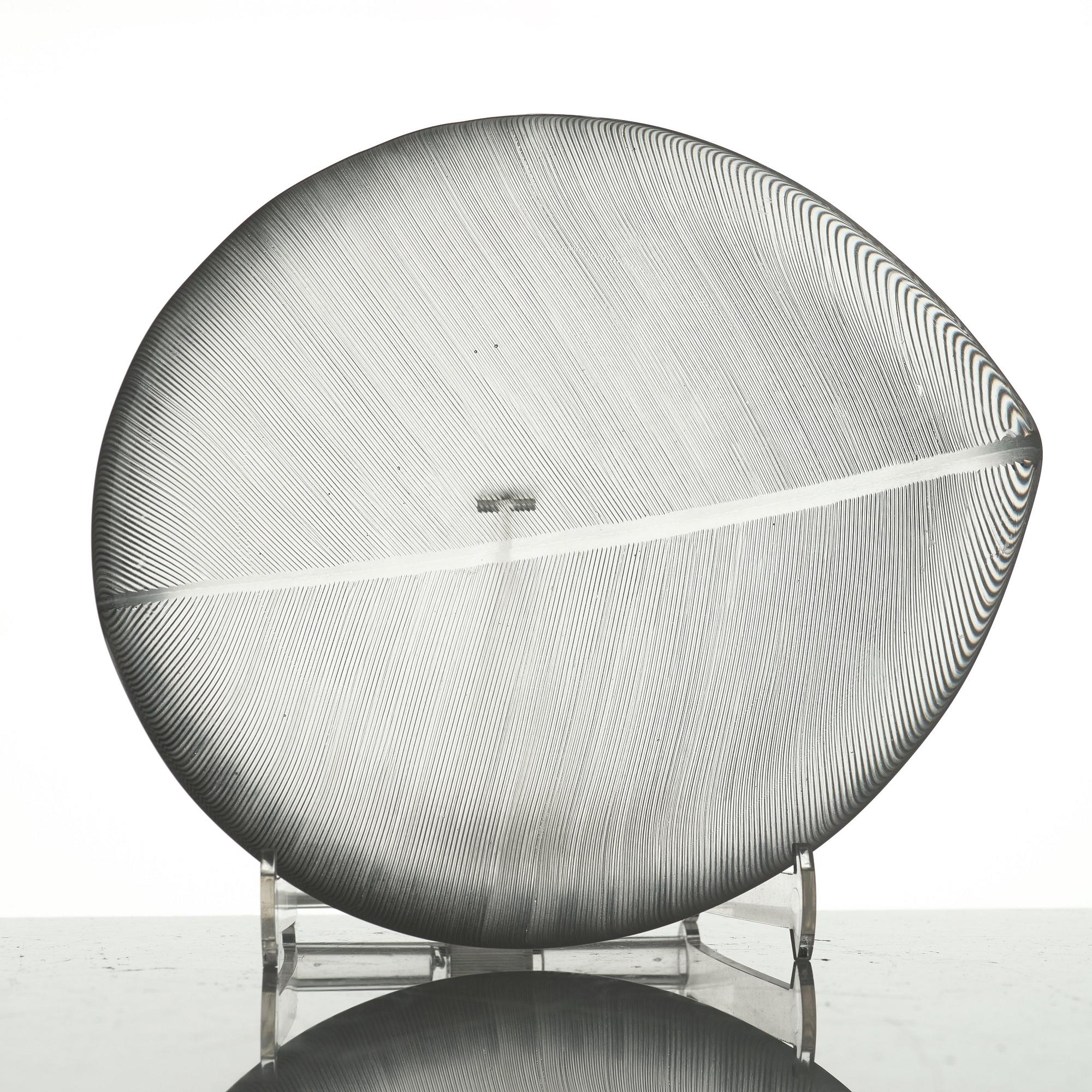 Tapio Wirkkala, TAPIO WIRKKALA, a set of three pieces of art glass, Iittala, Finland 1950's.