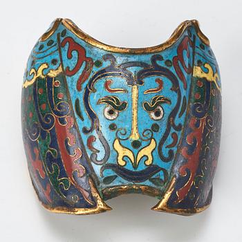 A cloissoné duck, Qing dynasty, 19th Century.