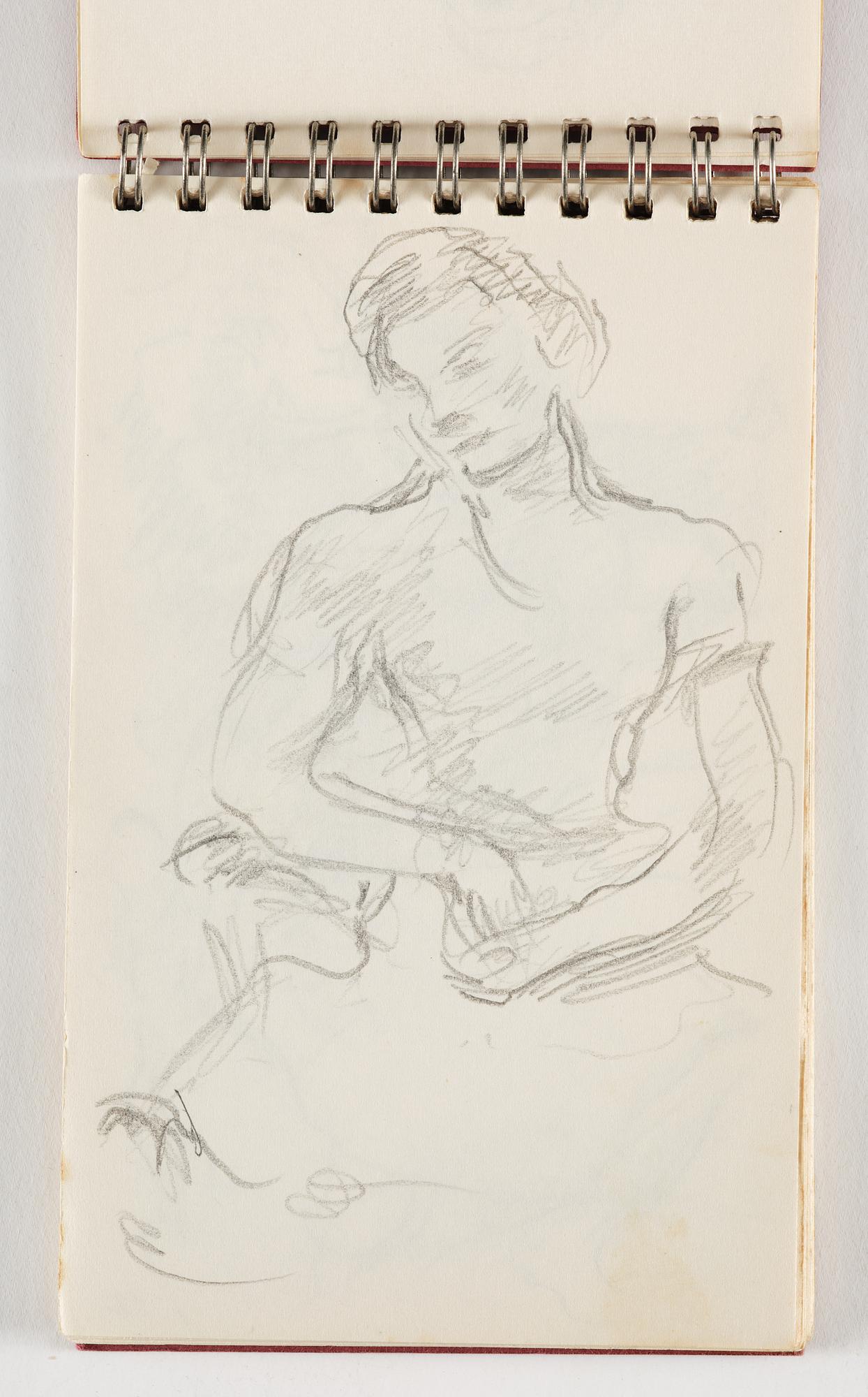 Lotte Laserstein, 10 små skissblock med teckningar.