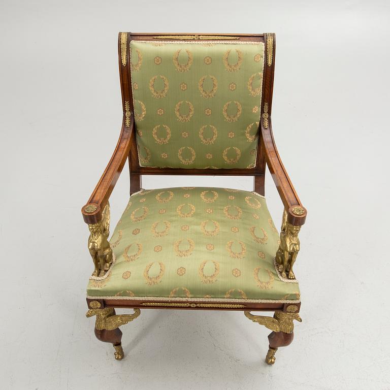 Armchair, Empire style, 20th century.