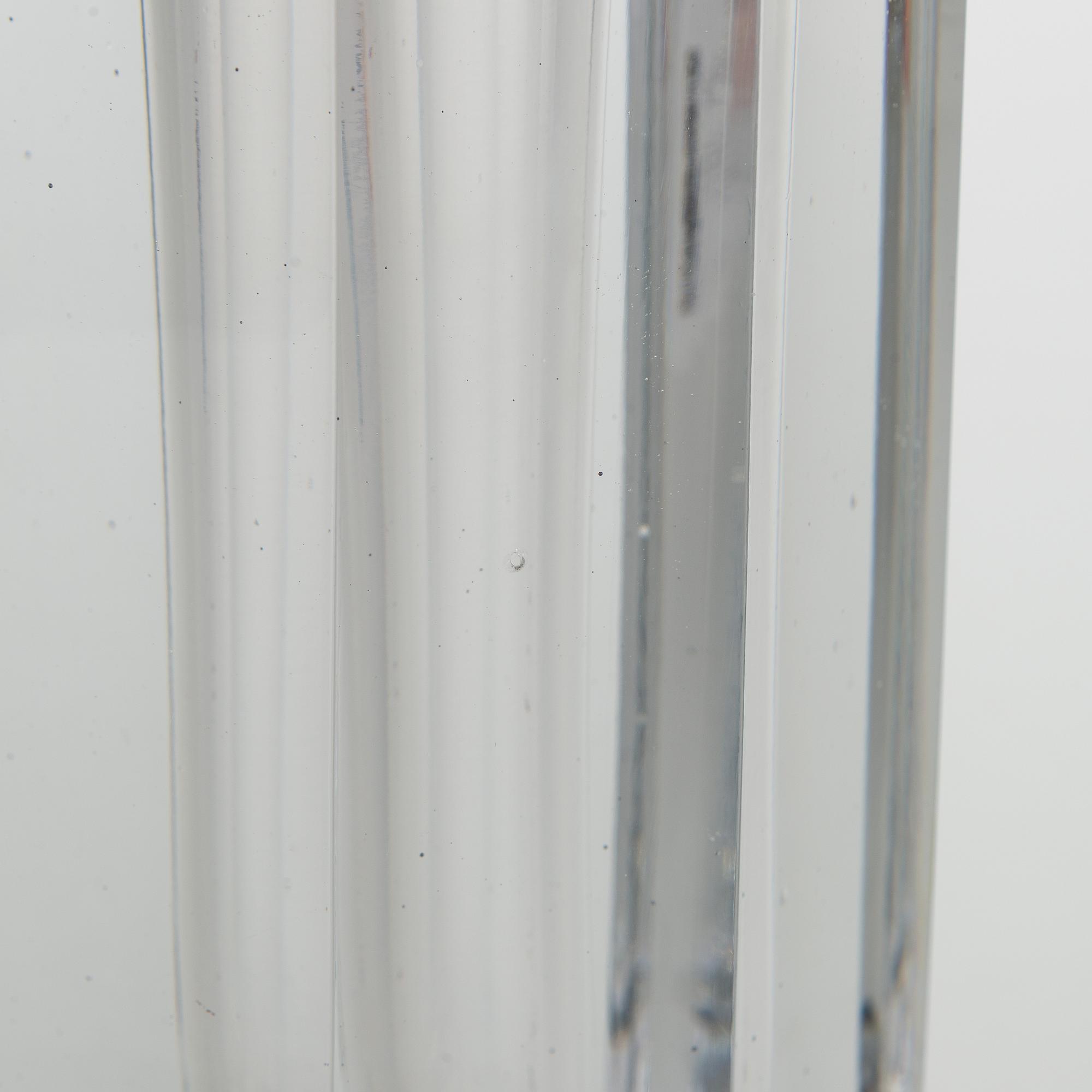 Aimo Okkolin, vase / art glass, signed Aimo Okkolin Riihimäen Lasi Oy.