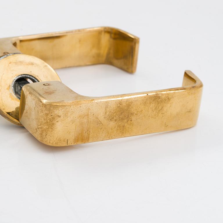 Timo Sarpaneva, 12 pairs of 'Lasta' door handles for Primo Oy. Designed 1964. .