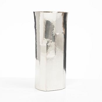 Rey Urban, a Sterling silver vase, Stockholm, 1975.
