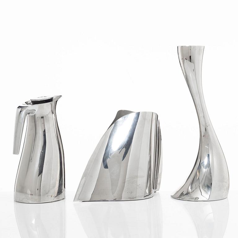 Georg Jensen, ljusstake, kaffekanna, vas.