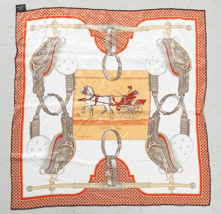 Hermès, scarf, “Carrick à Pompe”.
