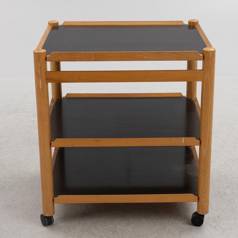 A serving trolley, 1980's/90's.