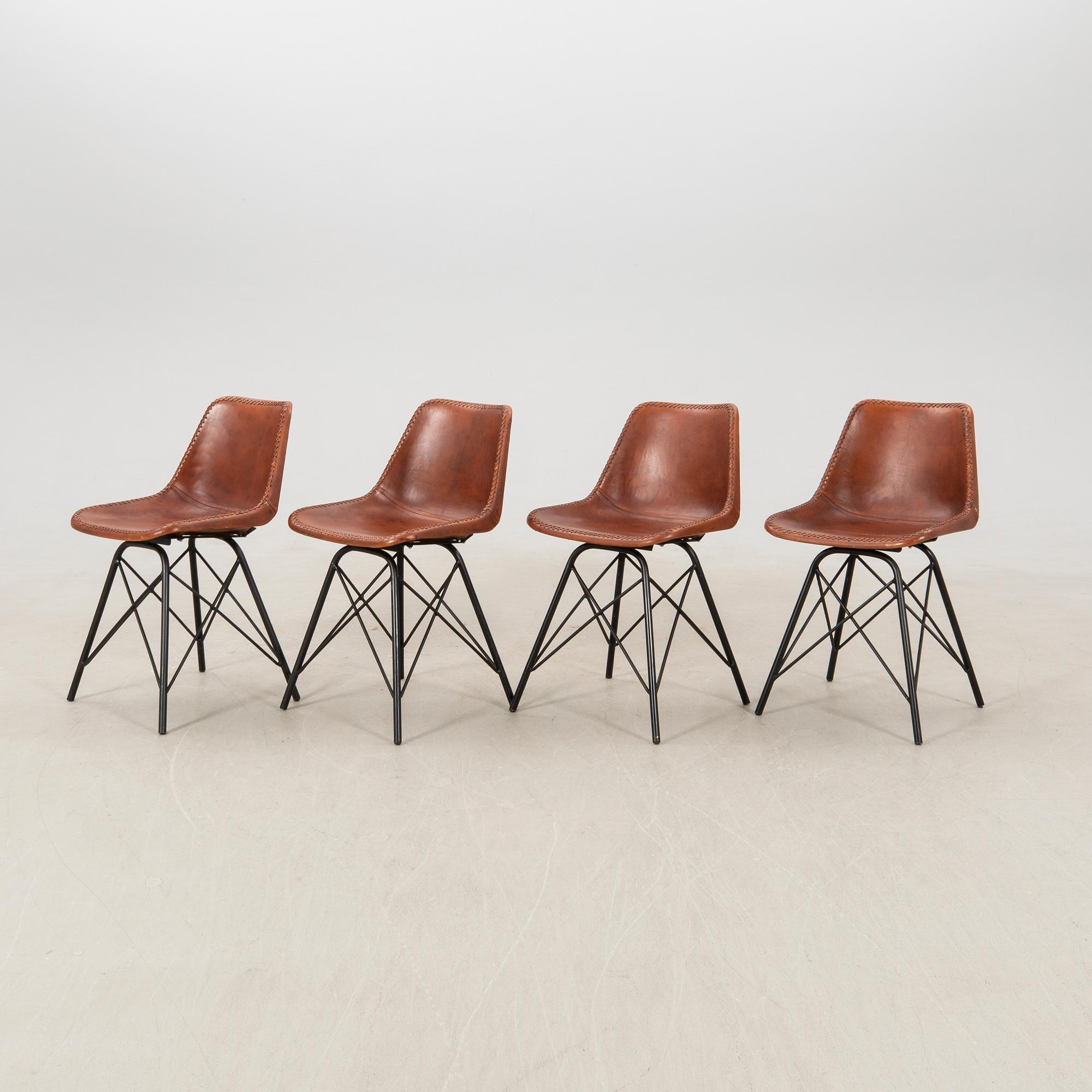 Chairs 4 pcs late 20th century.