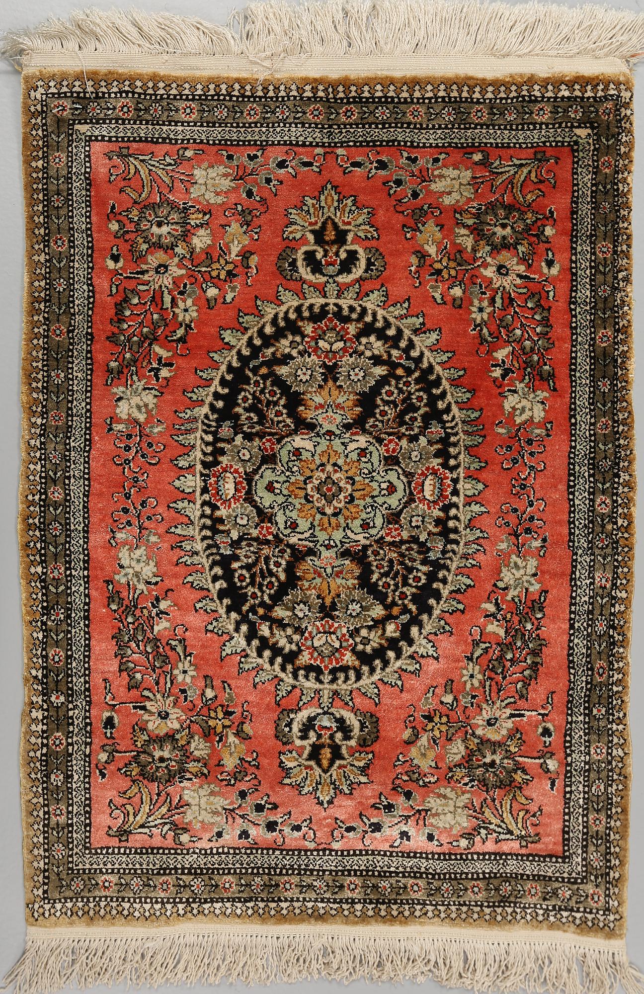 MATTA, orientalisk, silke, old, 83 x 59 cm.