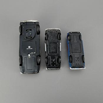 LEKSAKSBILAR, 3st, bla Bandai, Japan, 1960-tal.