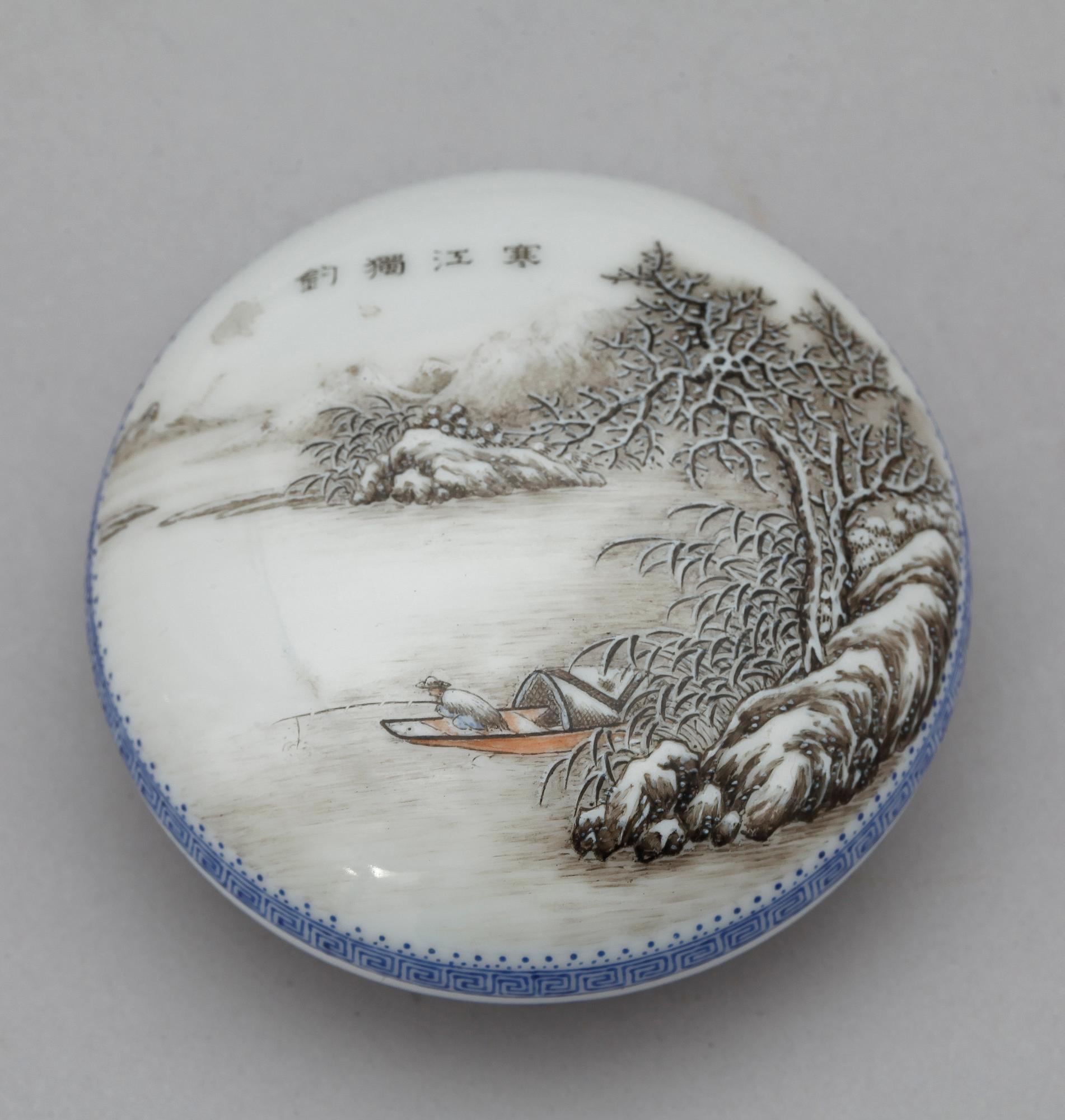DIVERSE PORSLIN, 5 delar, Kina. 1800 samt 1900-tal.