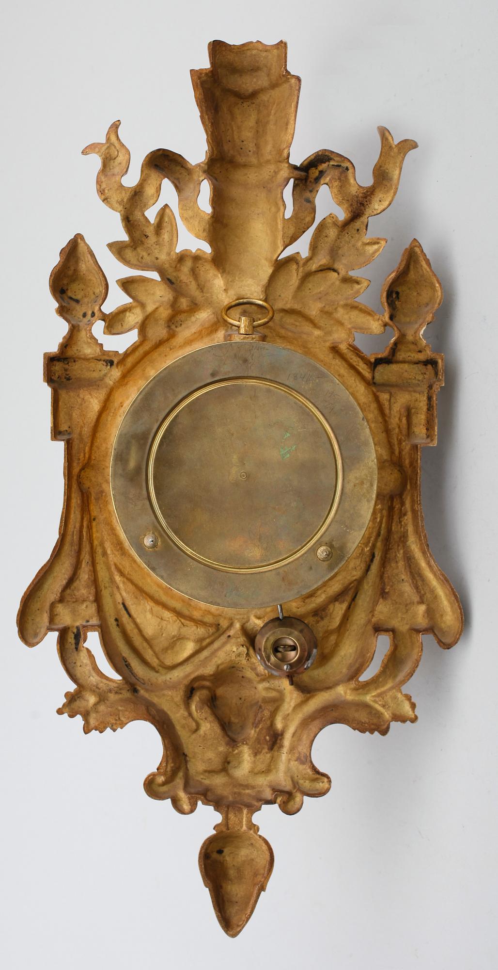 VÄGGPENDYL, gustaviansk stil, 1900-talets första hälft.