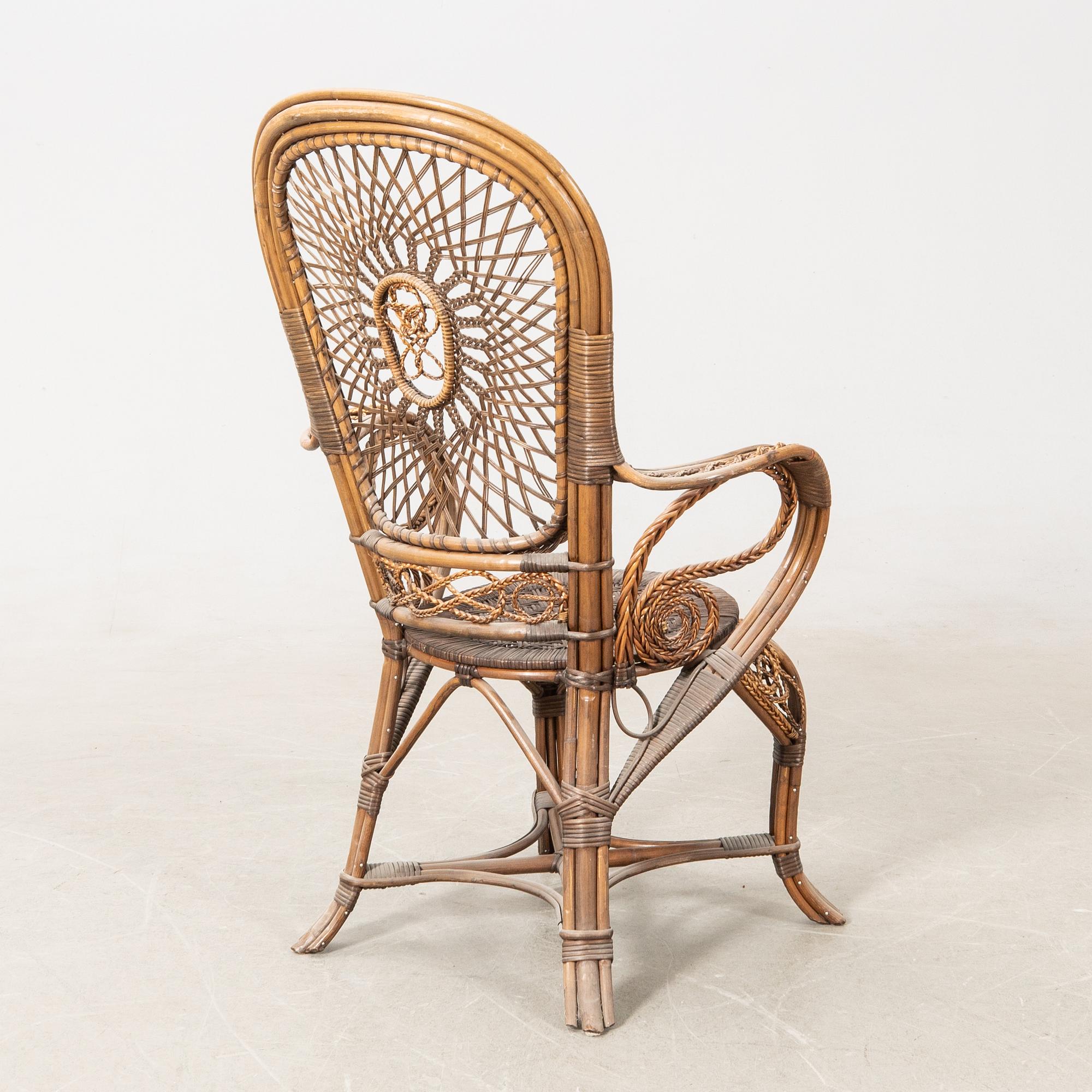 Korgstol 1900-talets andra hälft.