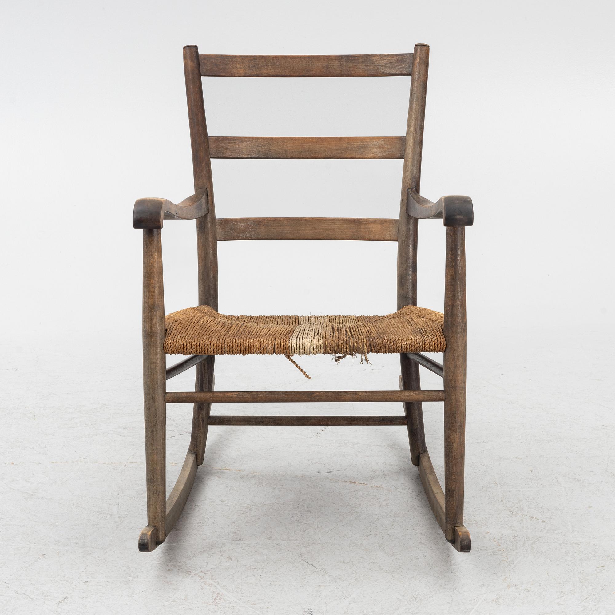 Rocking chair, Gemla, 1930s.