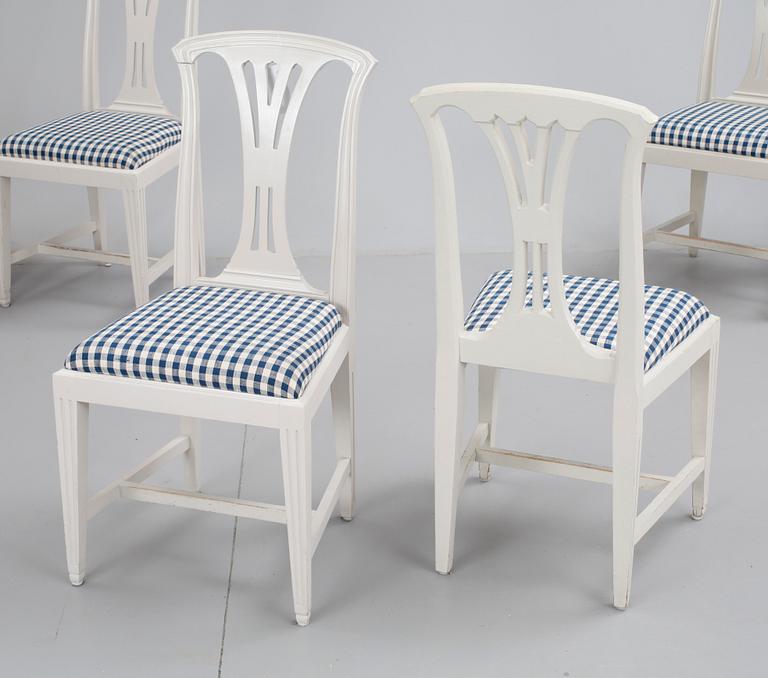 STOLAR, 8 st, Gustaviansk stil, IKEA, 1900-tal.