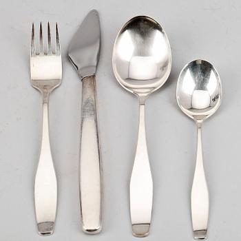 BESTICKSERVIS, 24 delar, sterlingsilver, "Ultra", Sigurd Persson, NSM, Lindköping, bland annat 1960. Total vikt ca 1273g.