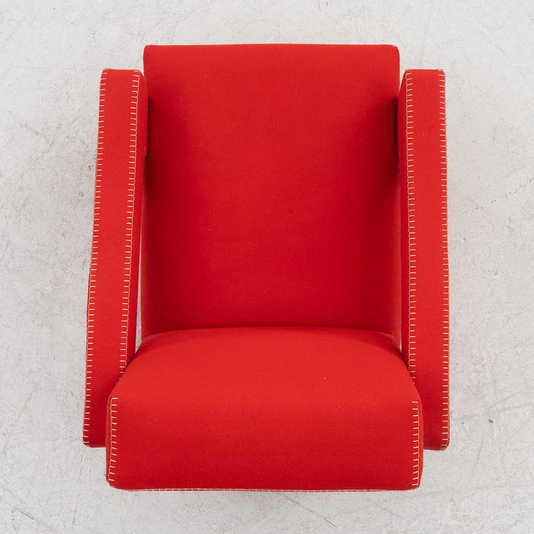 Gerrit Rietveld, fåtölj, "Utrecht", Cassina, 2000-tal.