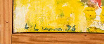 LARS LERIN, duk, signerad L. Lerin och daterad -76.