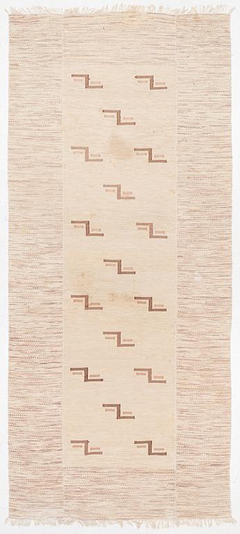 A 1920''s Swedish rag rug, c. 445 x 198 cm.